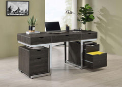 Noorvik Brown 3 Pc Desk Set