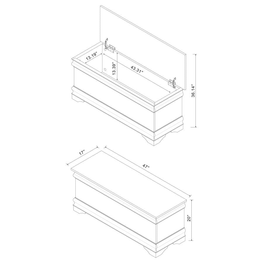 Pablo Brown Cedar Chest