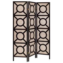 Vulcan Brown 3 Panel Room Divider