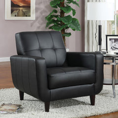 Aaron Black Accent Chair