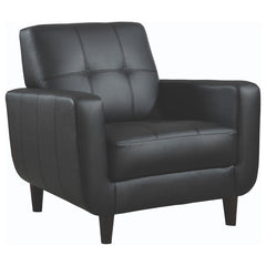 Aaron Black Accent Chair