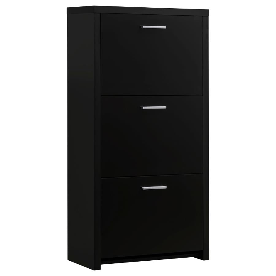 Vivian Black Shoe Cabinet
