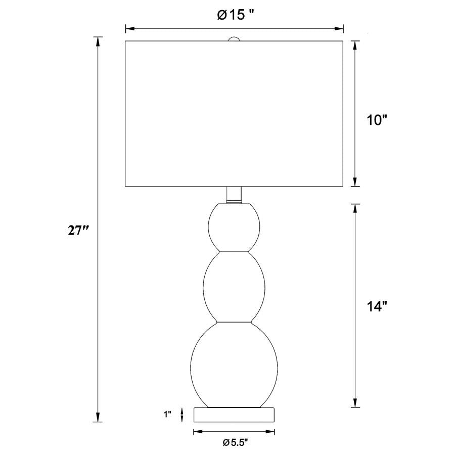 Mineta Silver Table Lamp