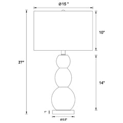 Mineta Silver Table Lamp