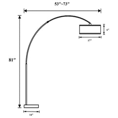 Kawke Black Floor Lamp