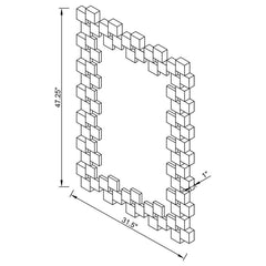 Pamela Silver Wall Mirror