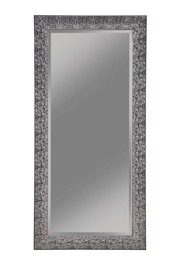 Rollins Silver Floor Mirror