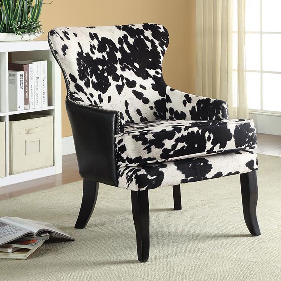 Trea Black Accent Chair