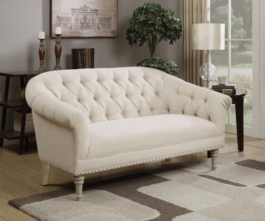 Billie Beige Loveseat