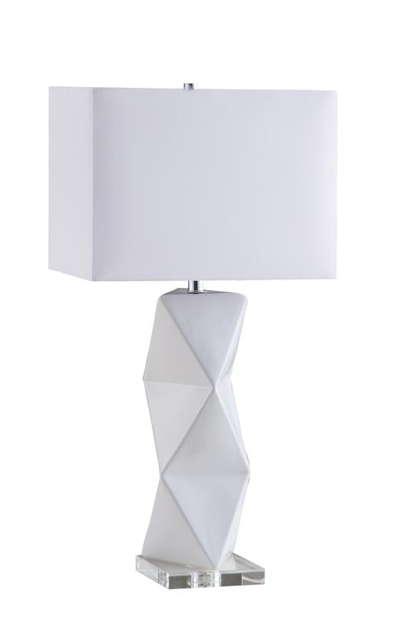 Camie White Table Lamp