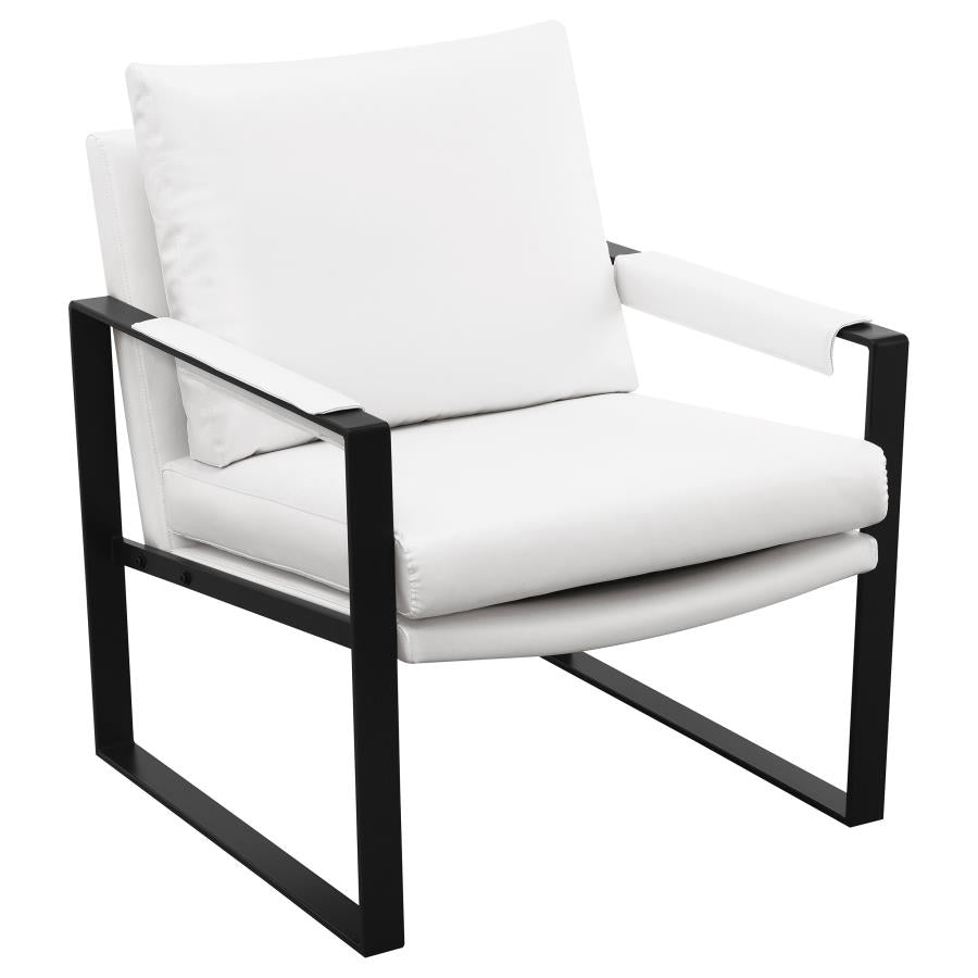 Rosalind White Accent Chair