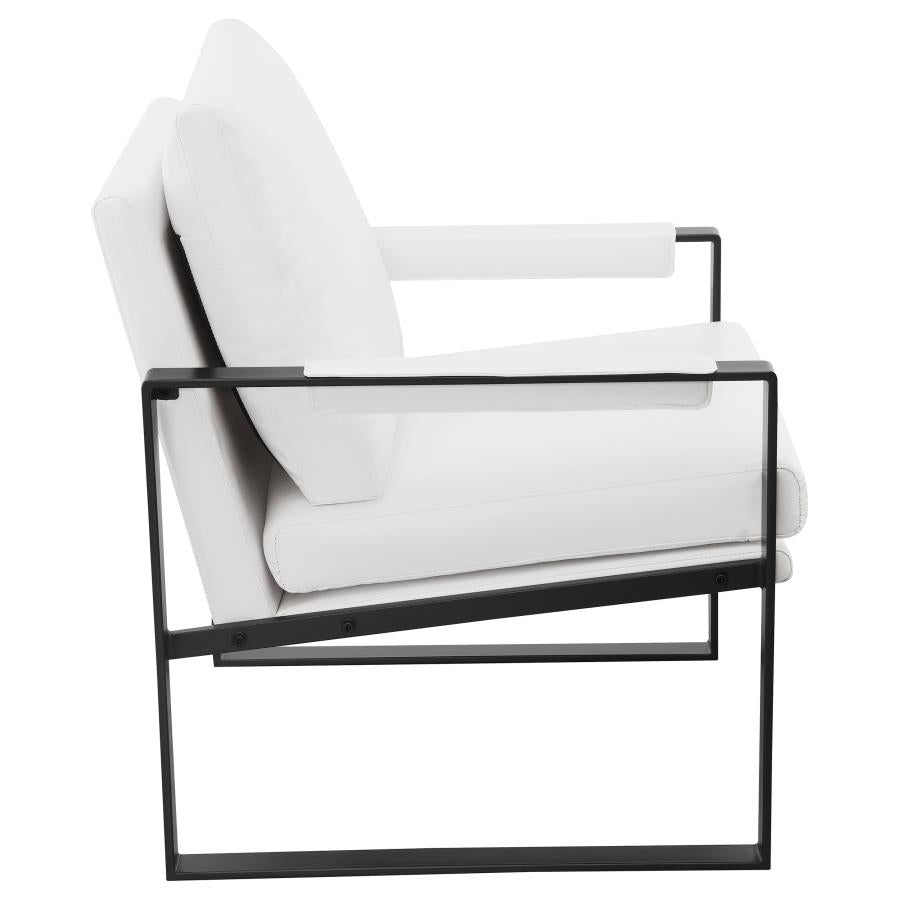 Rosalind White Accent Chair
