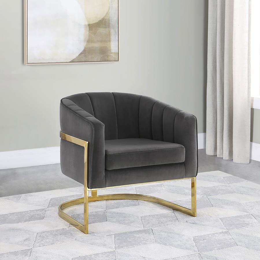 Joey Grey Accent Chair