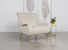 Ricci Beige Accent Chair