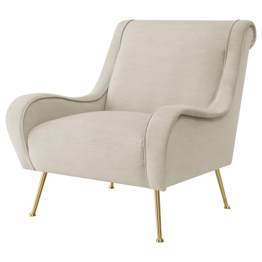 Ricci Beige Accent Chair
