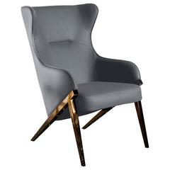 Walker Black Accent Chair