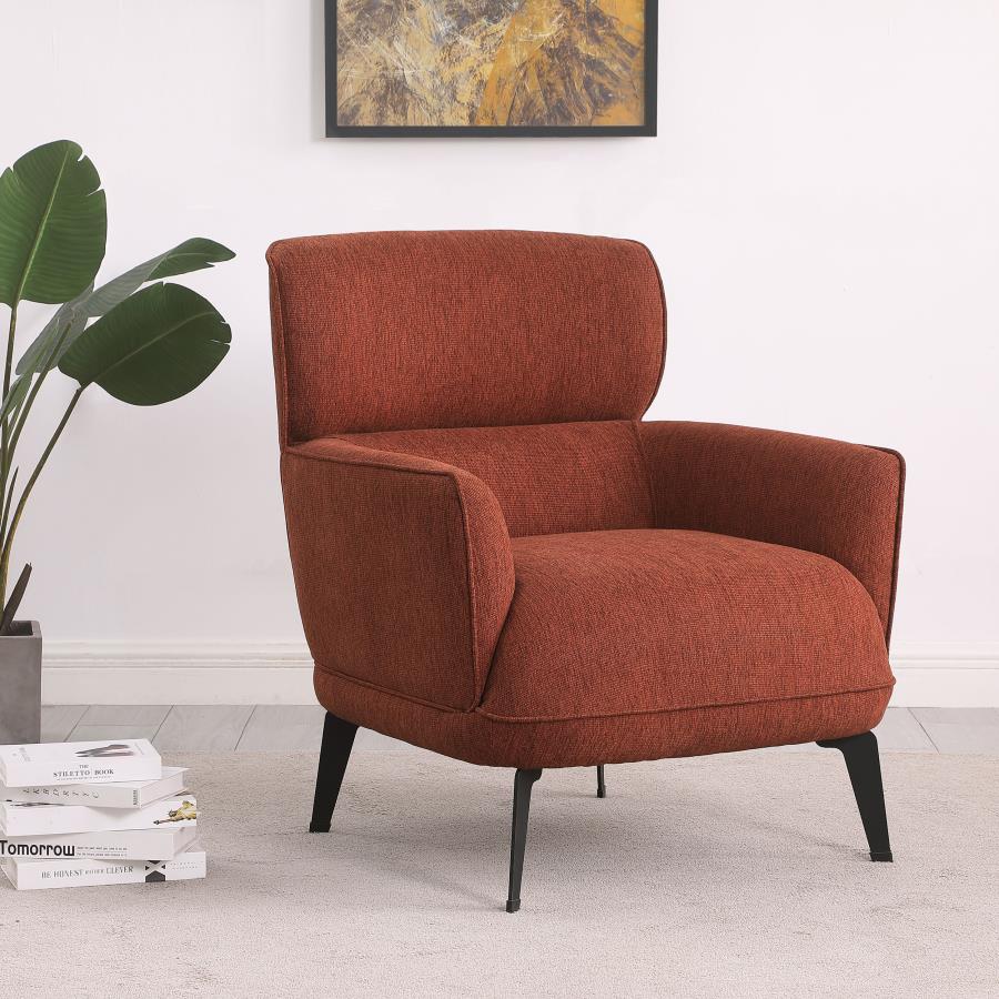 Andrea Orange Accent Chair
