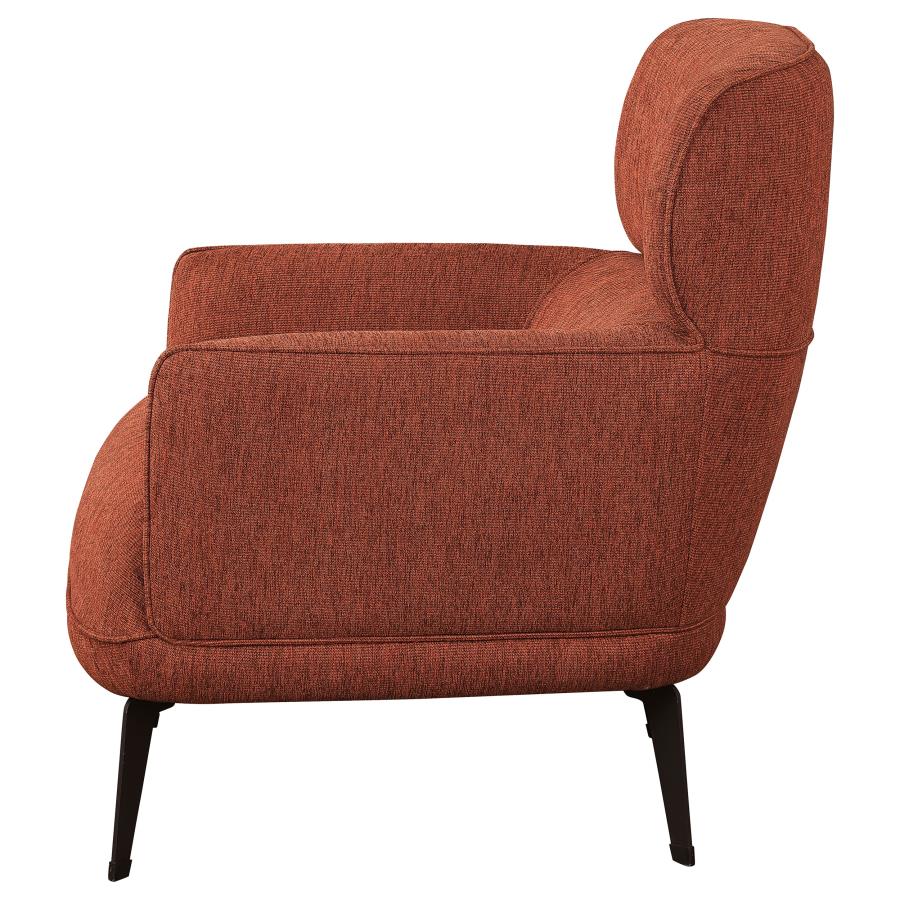Andrea Orange Accent Chair