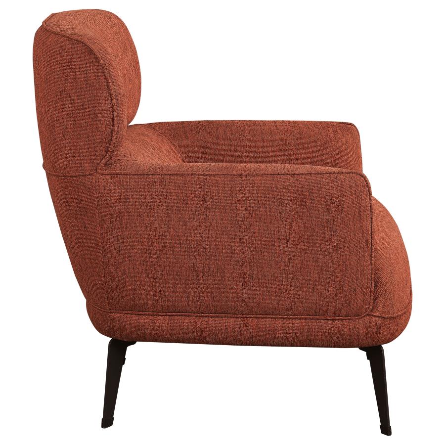 Andrea Orange Accent Chair
