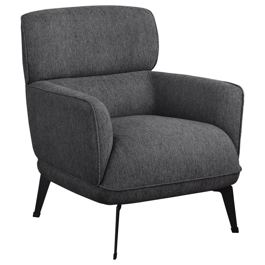 Andrea Grey Accent Chair