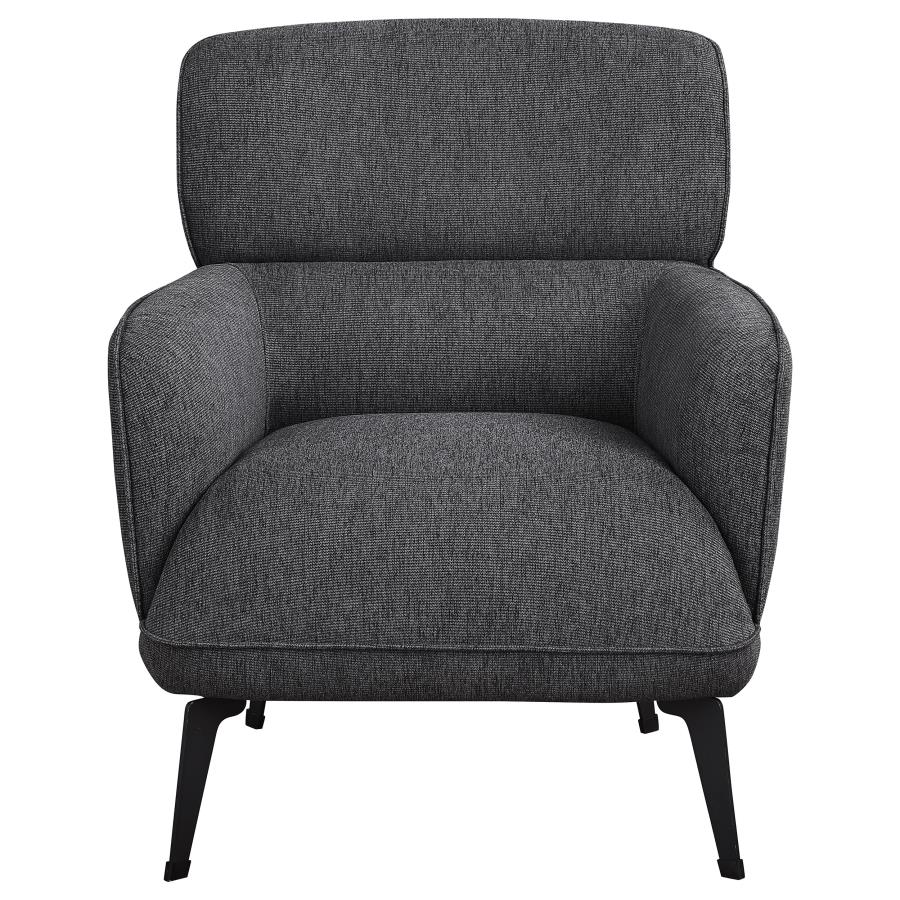 Andrea Grey Accent Chair