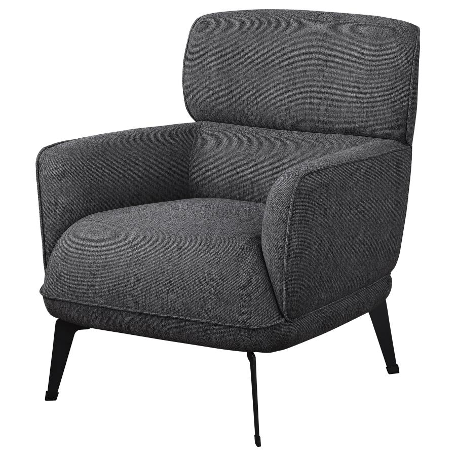 Andrea Grey Accent Chair
