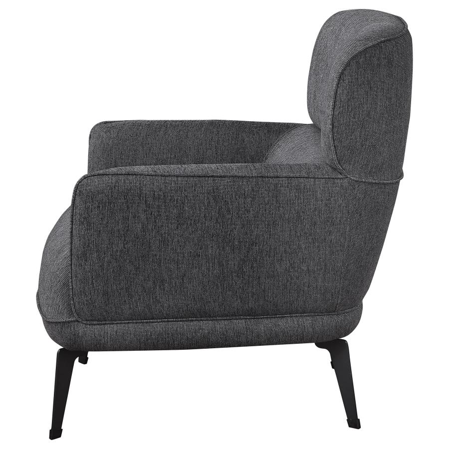 Andrea Grey Accent Chair