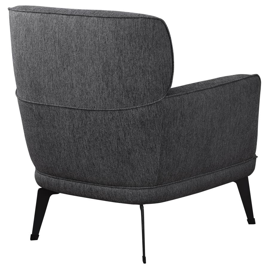 Andrea Grey Accent Chair