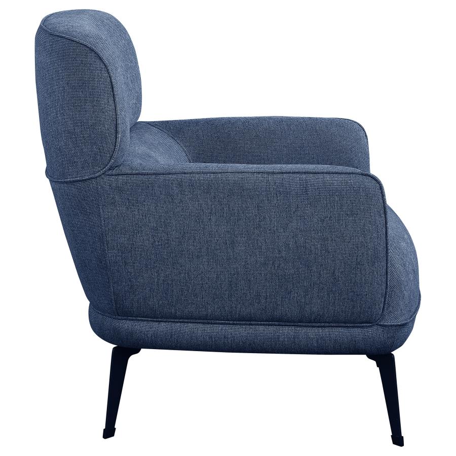 Andrea Blue Accent Chair