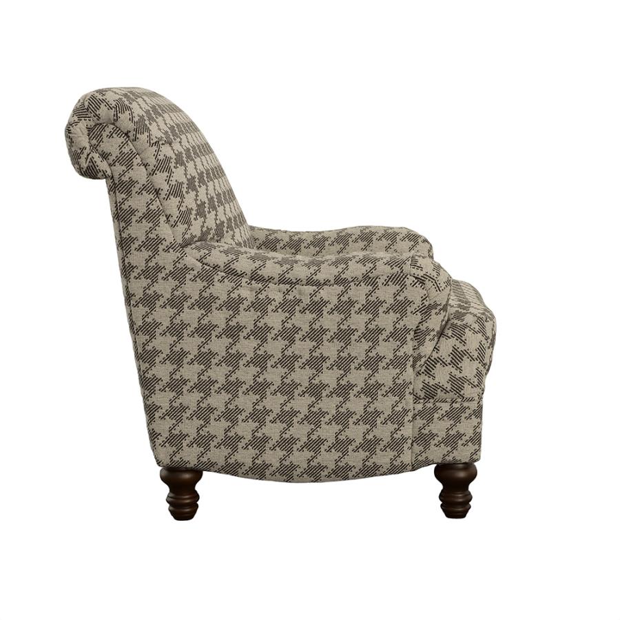Glenn Grey Accent Chair