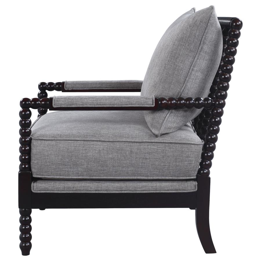 Blanchett Grey Accent Chair