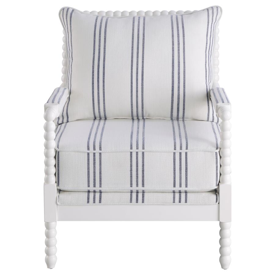 Blanchett White Accent Chair