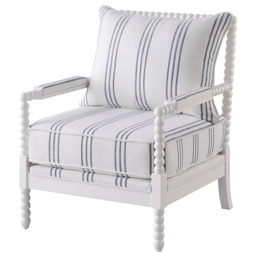 Blanchett White Accent Chair