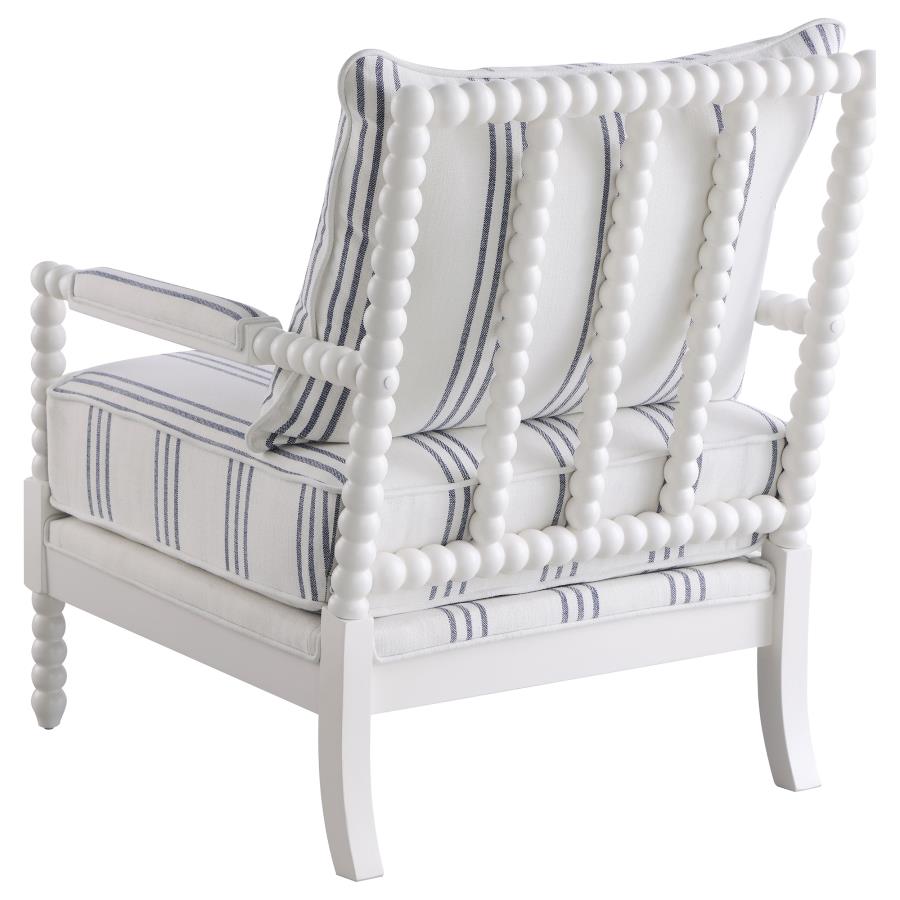 Blanchett White Accent Chair