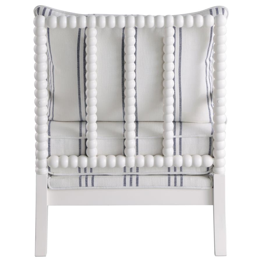 Blanchett White Accent Chair