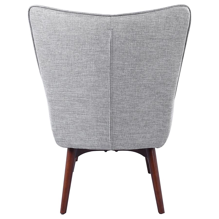 Willow Grey Accent Chair W/ Ottoman