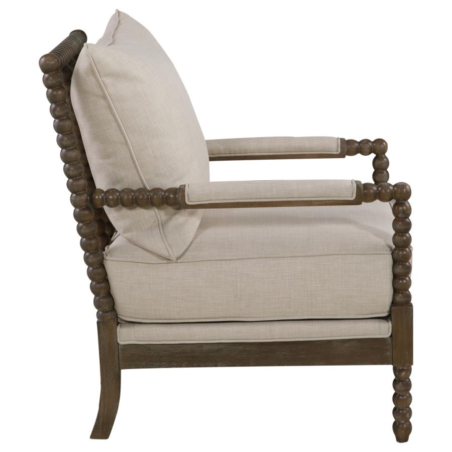 Blanchett Beige Accent Chair