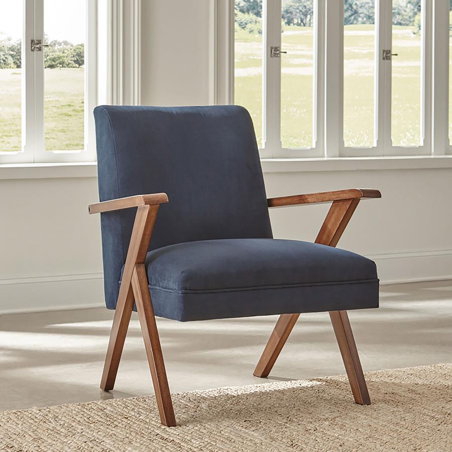 Cheryl Blue Accent Chair