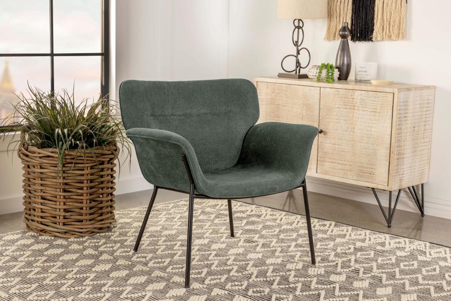 Davina Green Accent Chair