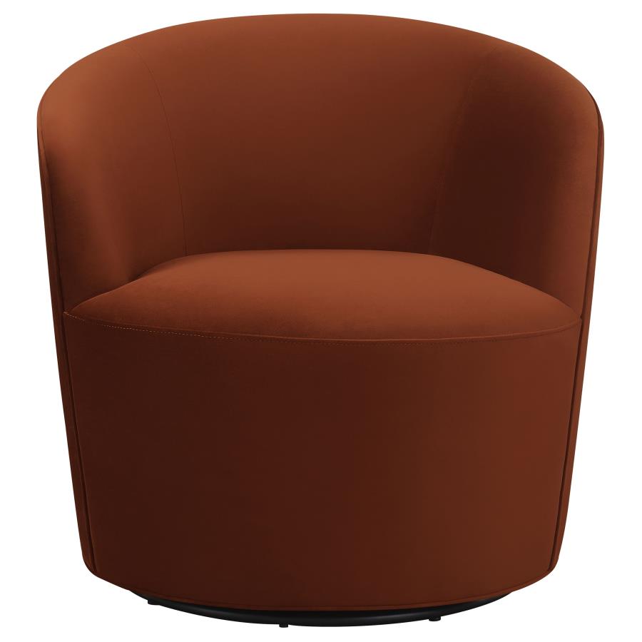 Joyce Orange Swivel Chair