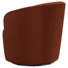 Joyce Orange Swivel Chair