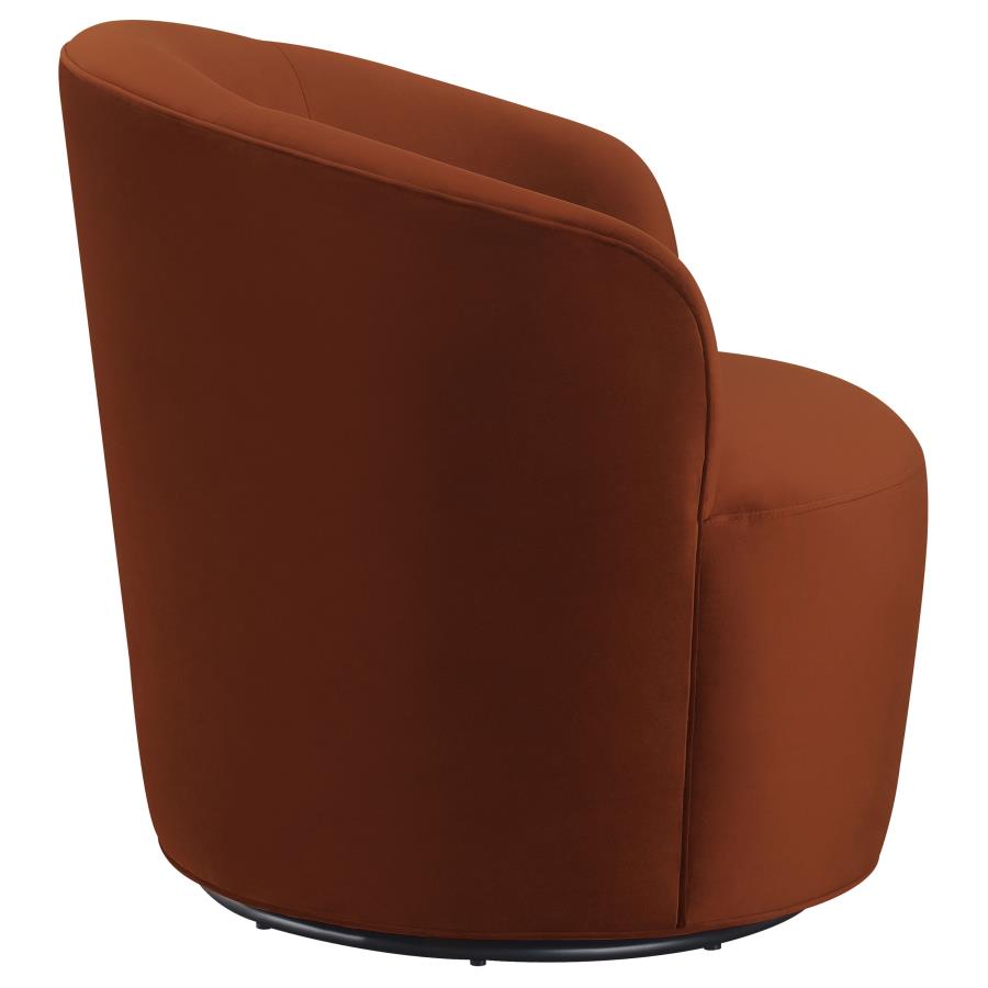 Joyce Orange Swivel Chair