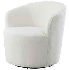Joyce White Swivel Chair