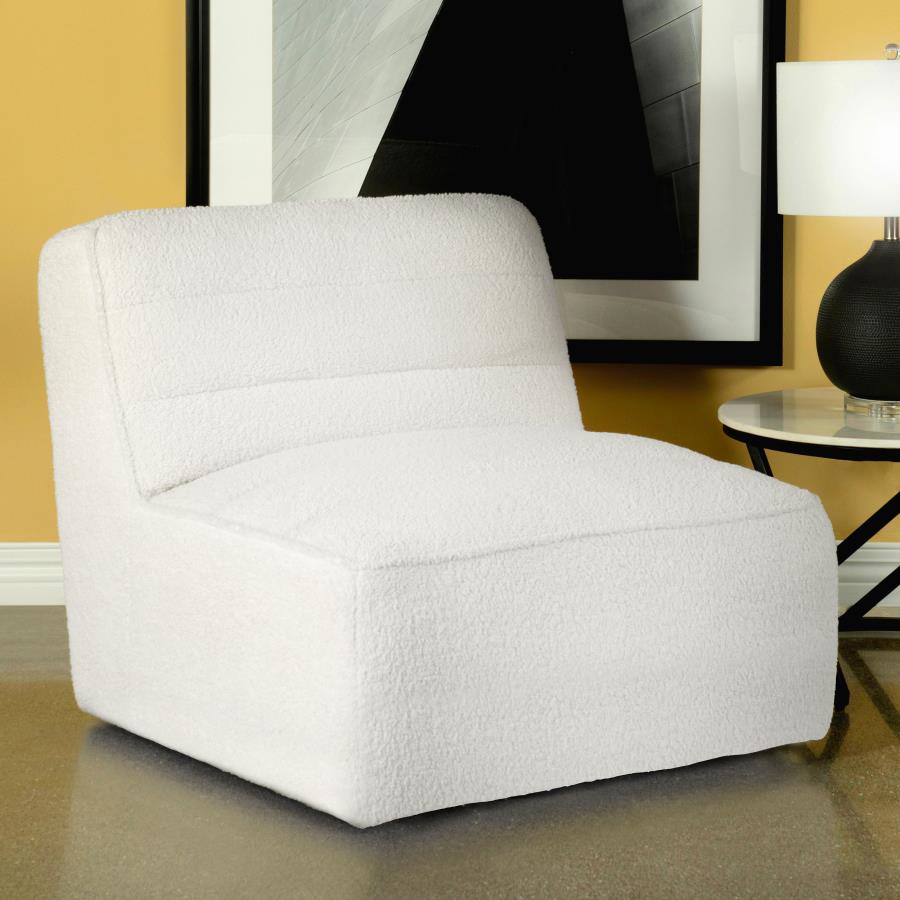 Cobie White Swivel Chair