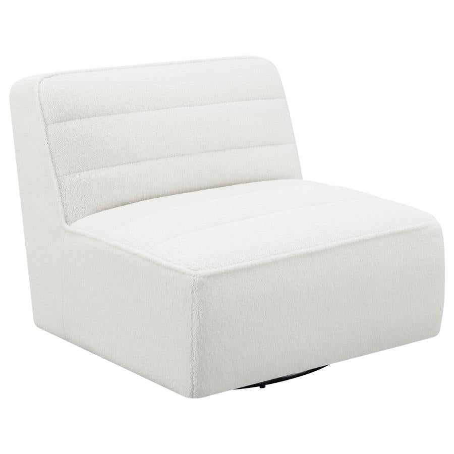 Cobie White Swivel Chair