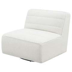 Cobie White Swivel Chair