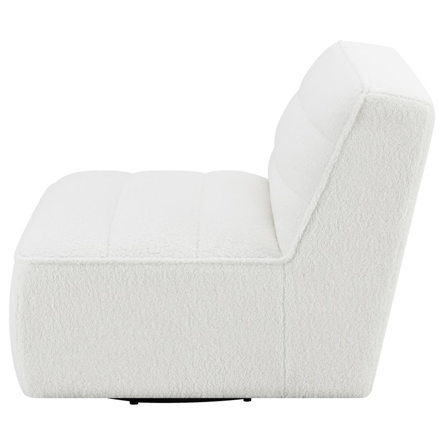 Cobie White Swivel Chair