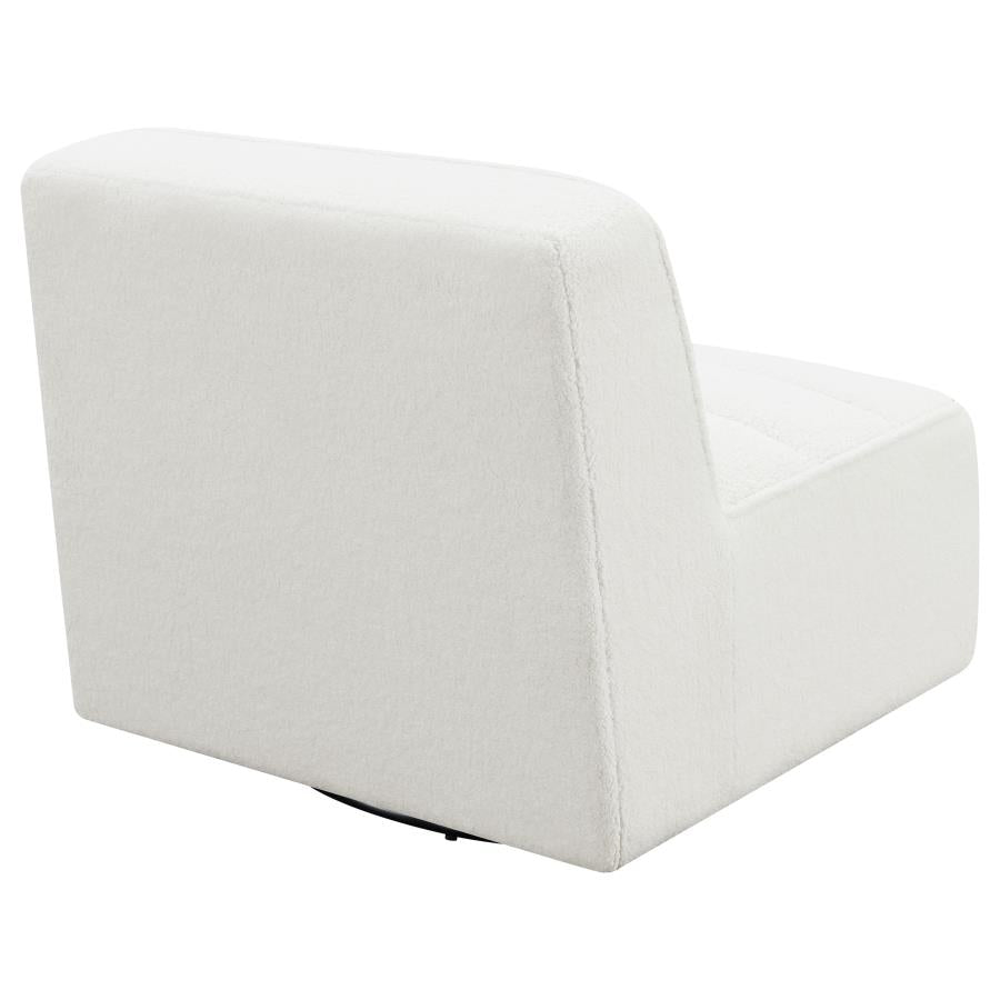 Cobie White Swivel Chair