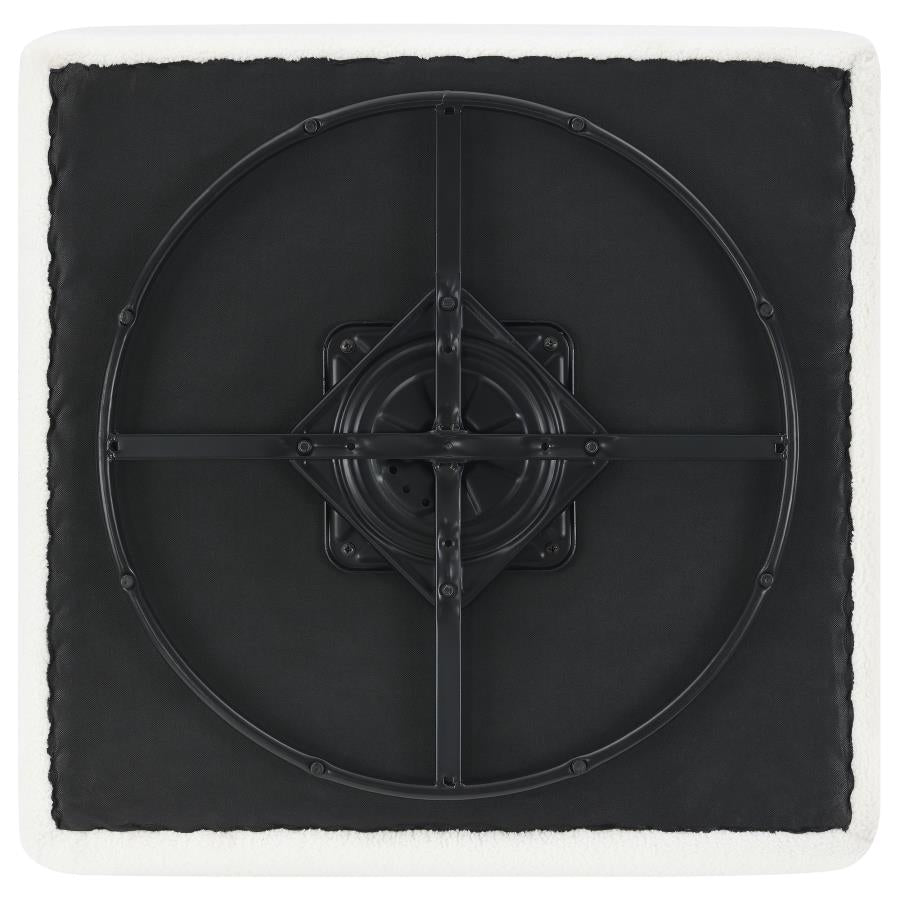 Cobie White Swivel Chair