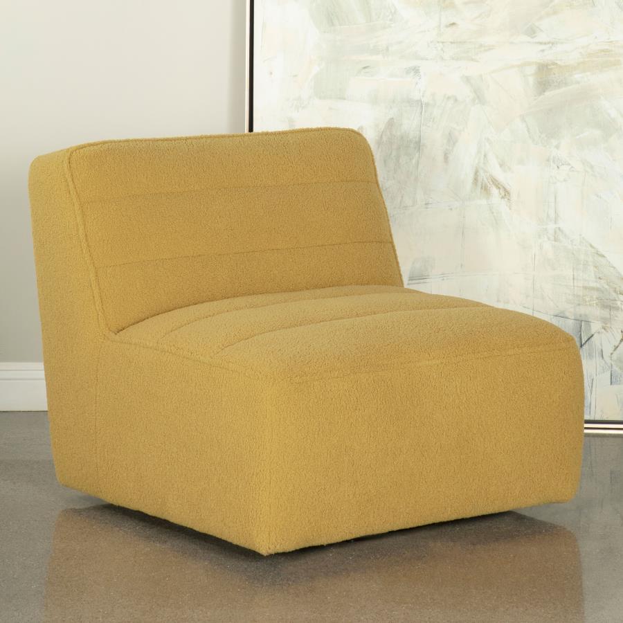 Cobie Yellow Swivel Chair